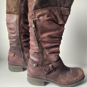 Earth Origins, leather brown boots, size 7